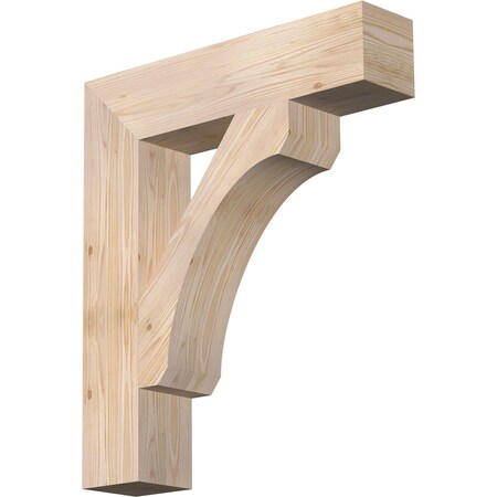 Ekena Millwork Legacy Block Smooth Bracket, Douglas Fir, 5 1/2"W x 26"D x 30"H BKT06X26X30LEC05SDF